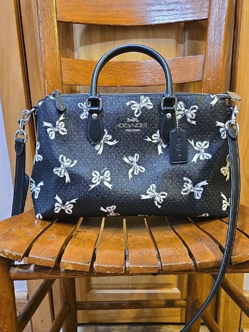 Coach Georgia Satchel In Bows